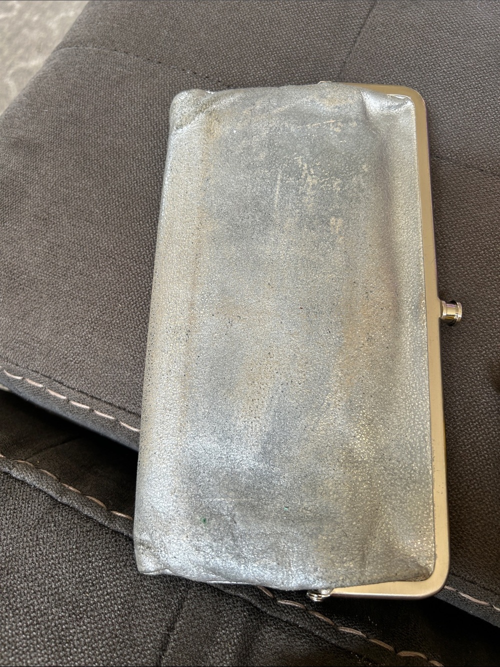 Hobo Lauren Silver Clutch - Picture 5 of 14